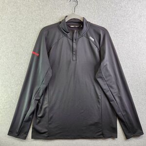 UNRL Shirt Mens L Black 1/4 Zip Pullover Golf Performance Sweater Scheels